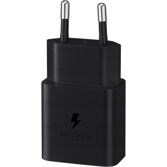 Зарядное устройство Samsung USB-С 15W Black (EP-T1510NBEGEU) Зарядное устройство Samsung USB-С 15W Black (EP-T1510NBEGEU)