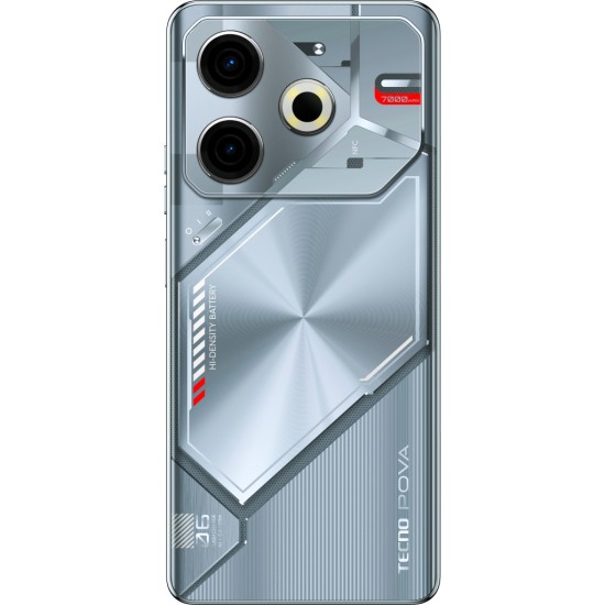 Мобільний телефон Tecno POVA 6 NEO 8/256GB Starry Silver (4894947023637) Мобільний телефон Tecno POVA 6 NEO 8/256GB Starry Silver (4894947023637)