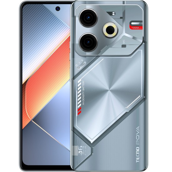 Мобільний телефон Tecno POVA 6 NEO 8/256GB Starry Silver (4894947023637) Мобільний телефон Tecno POVA 6 NEO 8/256GB Starry Silver (4894947023637)