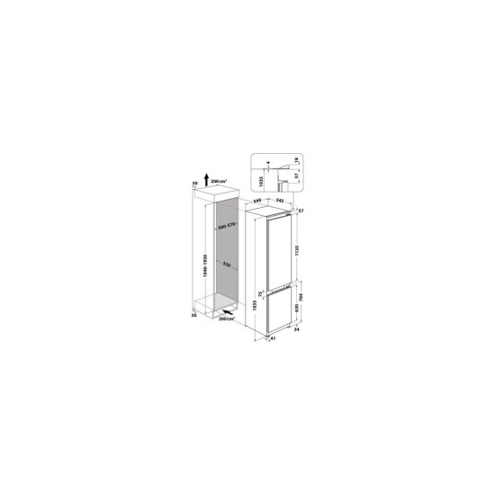 Холодильник Whirlpool WHC20T593 Холодильник Whirlpool WHC20T593
