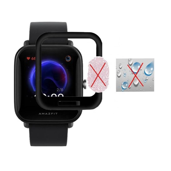 Пленка защитная BeCover Amazfit Bip U Pro Black (706054) Пленка защитная BeCover Amazfit Bip U Pro Black (706054)