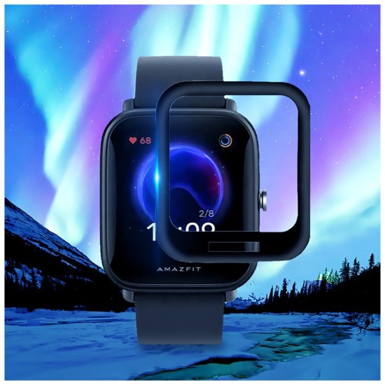 Пленка защитная BeCover Amazfit Bip U Pro Black (706054) Пленка защитная BeCover Amazfit Bip U Pro Black (706054)