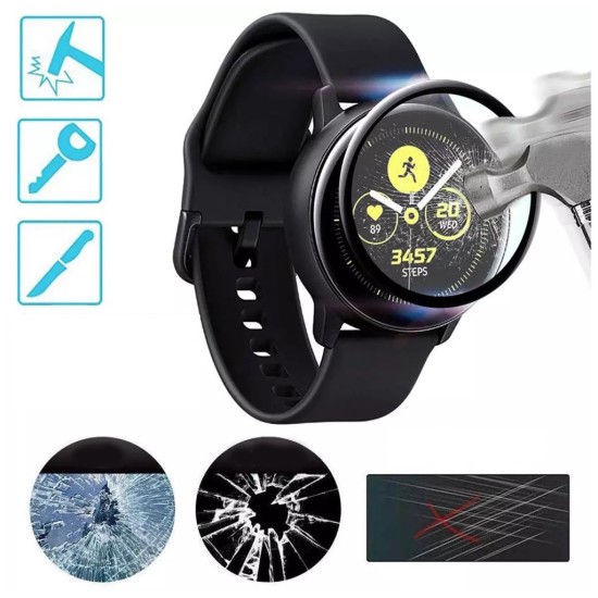 Пленка защитная BeCover Samsung Galaxy Watch Active SM-R500 Black (706034) Пленка защитная BeCover Samsung Galaxy Watch Active SM-R500 Black (706034)