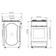 Плита Grunhelm G4F5600W Плита Grunhelm G4F5600W
