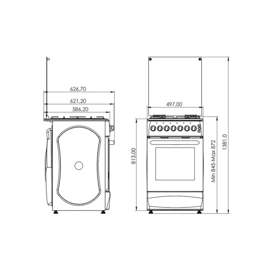 Плита Grunhelm GFM5611W Плита Grunhelm GFM5611W