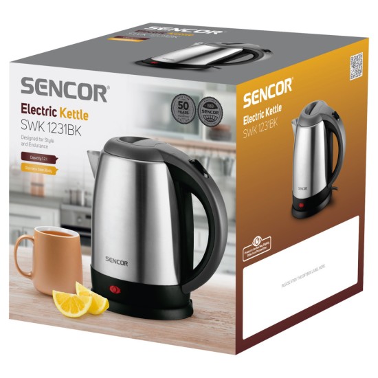 Електрочайник Sencor SWK1231BK Електрочайник Sencor SWK1231BK