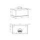Витяжка кухонна Hansa OMP6553BGH Витяжка кухонна Hansa OMP6553BGH