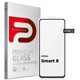 Скло захисне Armorstandart Pro Infinix Smart 8 Black (ARM73226)