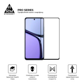 Скло захисне Armorstandart Pro Realme C65 4G Black (ARM77901)