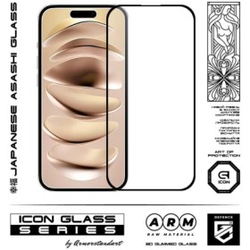 Скло захисне Armorstandart Icon 3D Apple iPhone 16 Black (ARM78027)