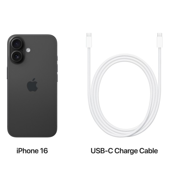 Мобільний телефон Apple iPhone 16 128GB Black (MYE73) Мобільний телефон Apple iPhone 16 128GB Black (MYE73)