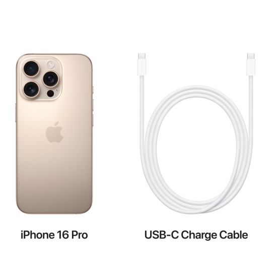 Мобільний телефон Apple iPhone 16 Pro 1TB Desert Titanium (MYNW3) Мобільний телефон Apple iPhone 16 Pro 1TB Desert Titanium (MYNW3)