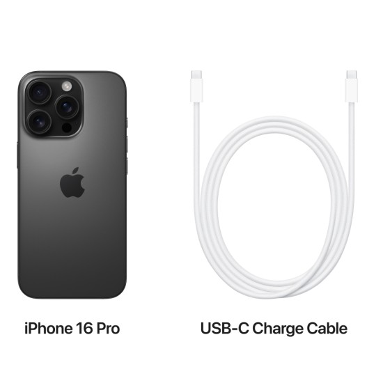 Мобільний телефон Apple iPhone 16 Pro 256GB Black Titanium (MYNH3) Мобільний телефон Apple iPhone 16 Pro 256GB Black Titanium (MYNH3)