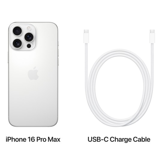 Мобільний телефон Apple iPhone 16 Pro Max 512GB White Titanium (MYX13) Мобільний телефон Apple iPhone 16 Pro Max 512GB White Titanium (MYX13)