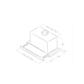 Вытяжка кухонная Elica TT14 LUX GRVT/A/90