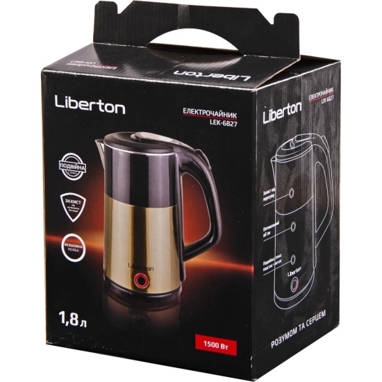 Електрочайник Liberton LEK-6827 Електрочайник Liberton LEK-6827