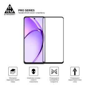 Скло захисне Armorstandart Pro OPPO A3 4G / A3x 4G Black (ARM80892)