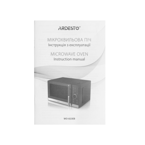 Мікрохвильова піч Ardesto WO-823EB Мікрохвильова піч Ardesto WO-823EB
