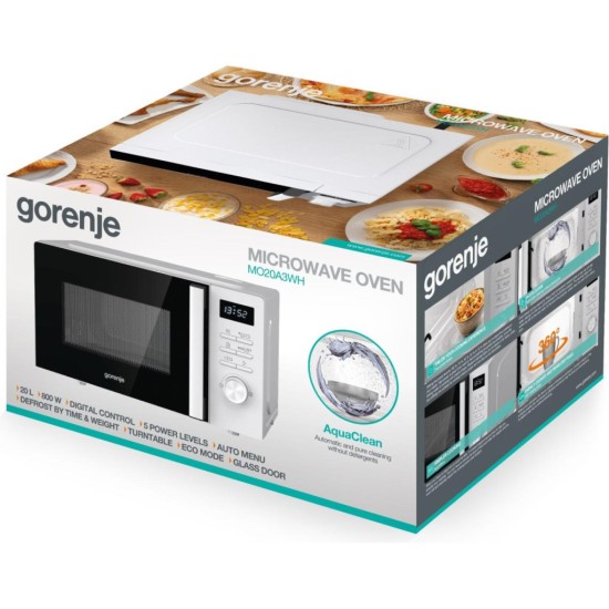 Мікрохвильова піч Gorenje MO20A3WH Мікрохвильова піч Gorenje MO20A3WH