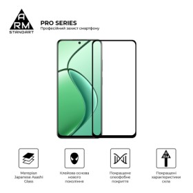 Скло захисне Armorstandart Pro Realme 12 5G / 13 5G Black (ARM77900)