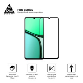 Скло захисне Armorstandart Pro Realme C61 4G Black (ARM80507)