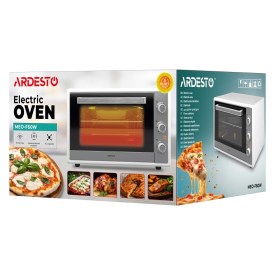 Електропіч Ardesto MEO-F60W Електропіч Ardesto MEO-F60W