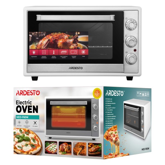 Електропіч Ardesto MEO-F60W Електропіч Ardesto MEO-F60W