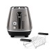 Тостер DeLonghi CTIN 2103 TB (CTIN2103TB) Тостер DeLonghi CTIN 2103 TB (CTIN2103TB)