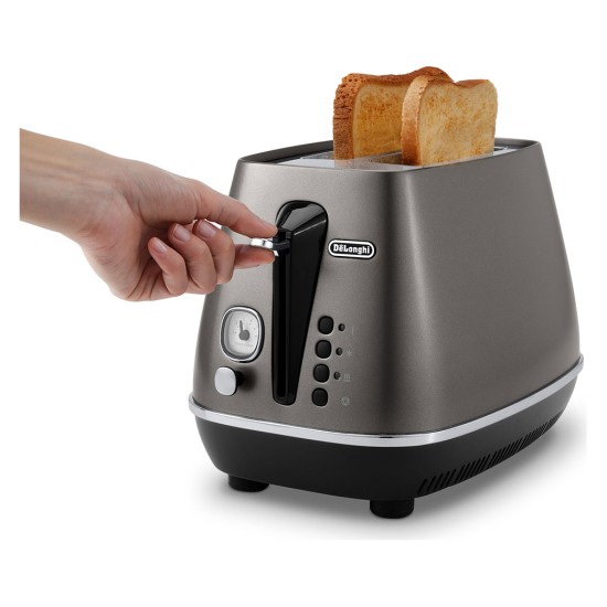 Тостер DeLonghi CTIN 2103 TB (CTIN2103TB) Тостер DeLonghi CTIN 2103 TB (CTIN2103TB)