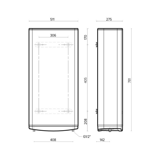Бойлер Ariston VELIS TECH 50 EU (3100917) Бойлер Ariston VELIS TECH 50 EU (3100917)