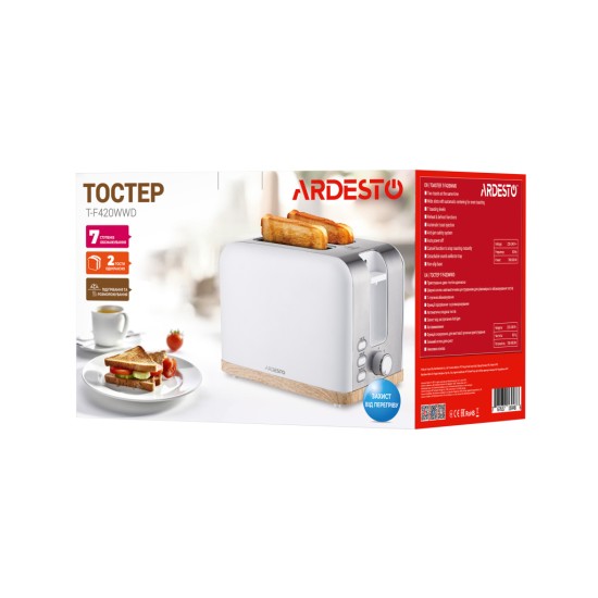 Тостер Ardesto T-F420WWD Тостер Ardesto T-F420WWD