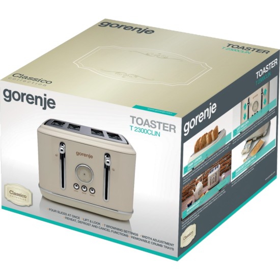 Тостер Gorenje T2300CLIN Тостер Gorenje T2300CLIN