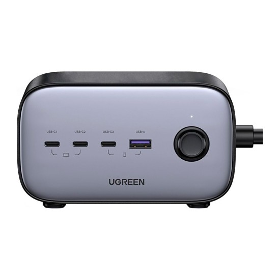 Зарядное устройство Ugreen 4xUSB 100W Nexode Pro (3хUSB-C+USB-A+2хSchuko) CD270 (60167) Зарядное устройство Ugreen 4xUSB 100W Nexode Pro (3хUSB-C+USB-A+2хSchuko) CD270 (60167)