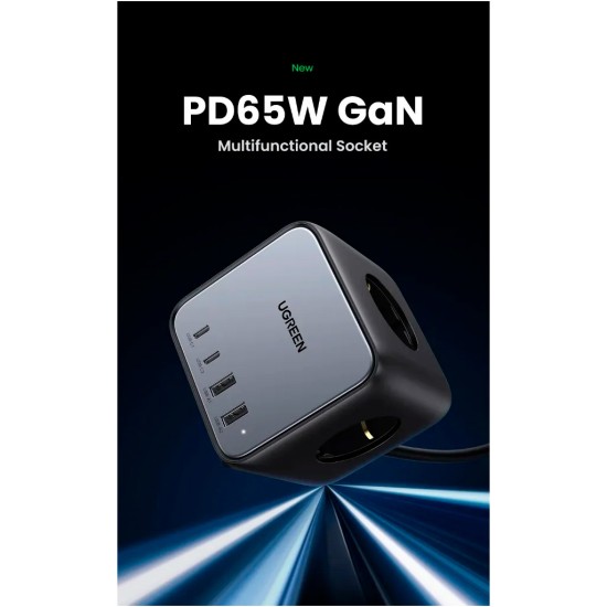 Зарядний пристрій Ugreen 4xUSB 65W DigiNest Cube (2хUSB-C+2xUSB-A) CD268 (60113) Зарядний пристрій Ugreen 4xUSB 65W DigiNest Cube (2хUSB-C+2xUSB-A) CD268 (60113)