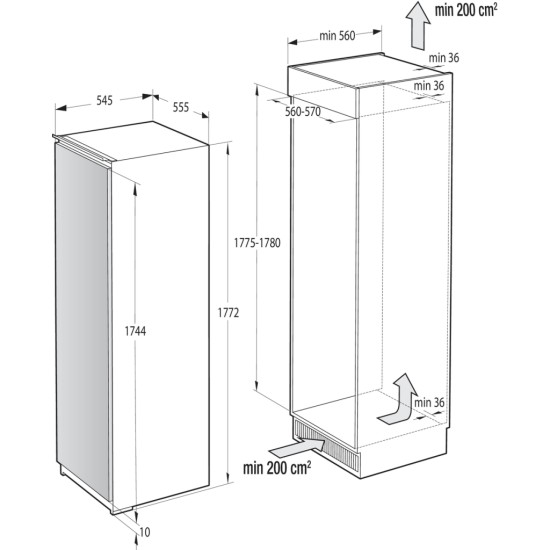Морозильна камера Gorenje FNI518EA1 Морозильна камера Gorenje FNI518EA1