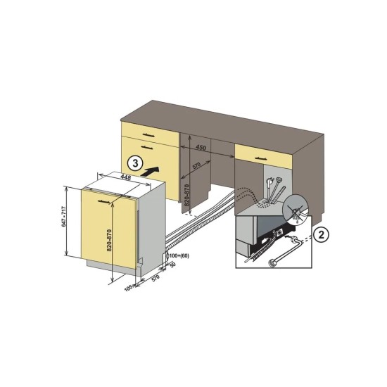 Посудомийна машина Ardesto DWMB-V459SMH3 Посудомийна машина Ardesto DWMB-V459SMH3