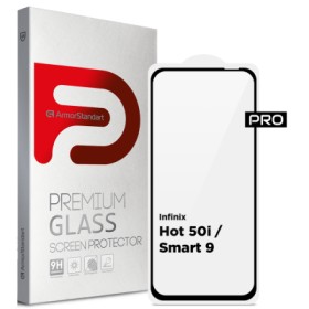 Скло захисне Armorstandart Pro Infinix Hot 50i / Smart 9 Black (ARM80936)