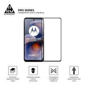 Скло захисне Armorstandart Pro Motorola G55 5G Black (ARM81170)