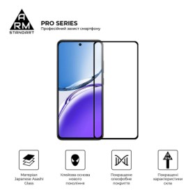 Скло захисне Armorstandart Pro OPPO Reno12 F 4G / Reno12 FS 5G Black (ARM81826)