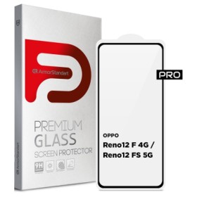 Скло захисне Armorstandart Pro OPPO Reno12 F 4G / Reno12 FS 5G Black (ARM81826)