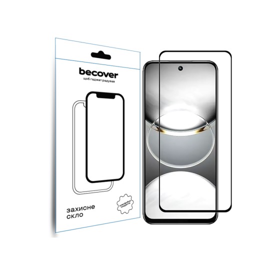 Стекло защитное BeCover Tecno Spark 30 (KL6) Black (712500) Стекло защитное BeCover Tecno Spark 30 (KL6) Black (712500)