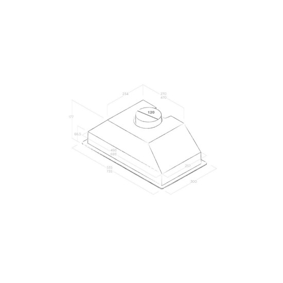 Витяжка кухонна Elica CT17 C WH/A/52 Витяжка кухонна Elica CT17 C WH/A/52