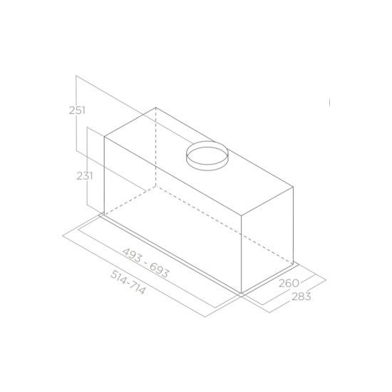 Вытяжка кухонная Elica CT23 BL MAT/A/52 Вытяжка кухонная Elica CT23 BL MAT/A/52
