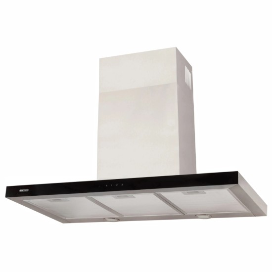Витяжка кухонна Eleyus ONIX 1200 LED 90 IS+BL Витяжка кухонна Eleyus ONIX 1200 LED 90 IS+BL