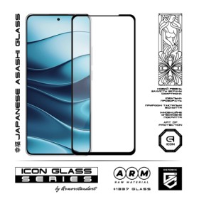 Скло захисне Armorstandart Icon Xiaomi Redmi Note 14 4G / Redmi Note 14 5G Black (ARM79674)