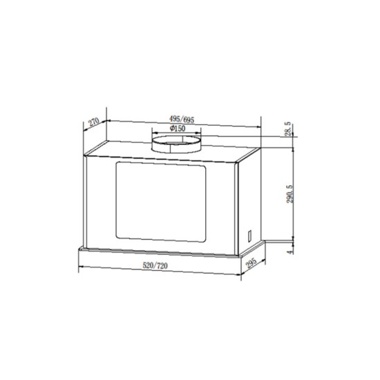Вытяжка кухонная Grunhelm GVB 430 TW Вытяжка кухонная Grunhelm GVB 430 TW