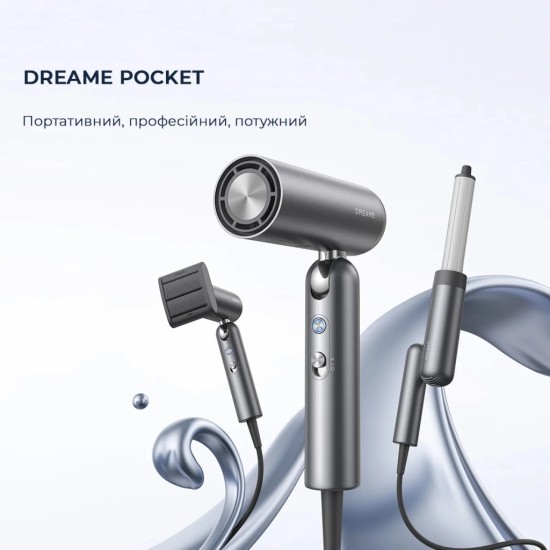 Фен Dreame Pocket Grey (AHD51-GR) Фен Dreame Pocket Grey (AHD51-GR)