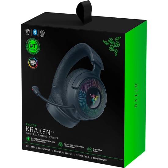 Навушники Razer Kraken V4 Black (RZ04-05170100-R3M1) Навушники Razer Kraken V4 Black (RZ04-05170100-R3M1)