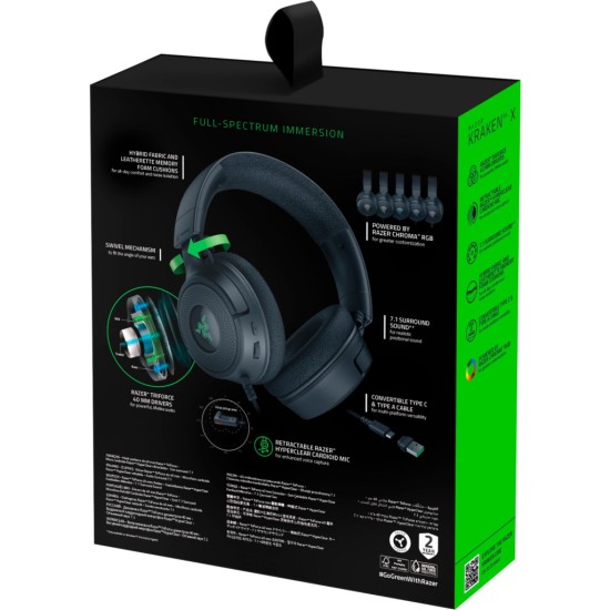 Навушники Razer Kraken V4 X Black (RZ04-05180100-R3M1) Навушники Razer Kraken V4 X Black (RZ04-05180100-R3M1)
