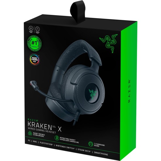 Навушники Razer Kraken V4 X Black (RZ04-05180100-R3M1) Навушники Razer Kraken V4 X Black (RZ04-05180100-R3M1)